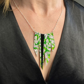 Contemporary Irish jewellery design necklace handmade in Mayo