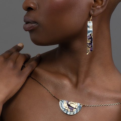 Dove/gold Panthea & Ovette gift - set - Rothlú